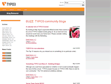 Tablet Screenshot of buzz.typo3.org
