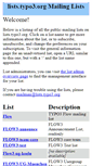 Mobile Screenshot of lists.typo3.org